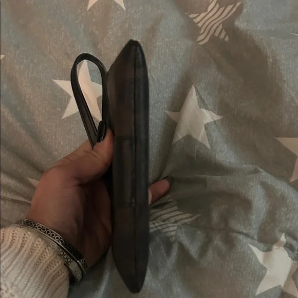 Coach Black and Brown Leather Wristlet - Picture 4 of 4